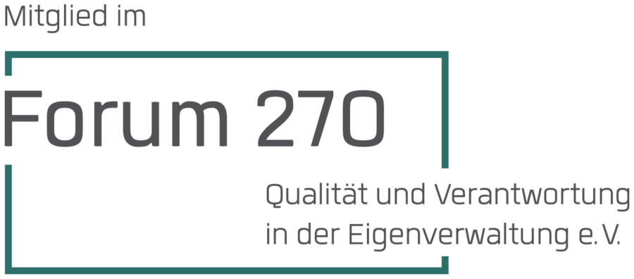 Mitglied im Forum 270 – Qualität und Verantwortung in der Eigenverwaltung e.V.
